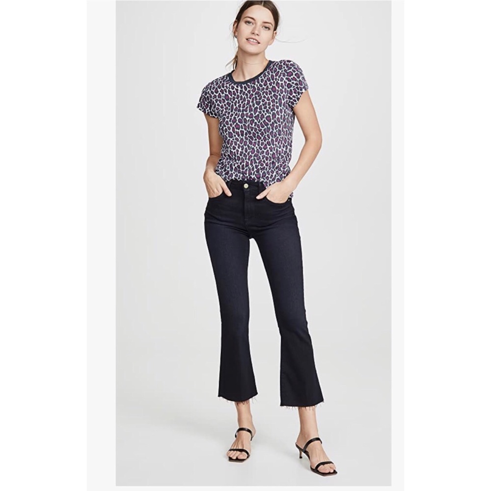 COPY - FRAME Women's Le Crop Mini Boot Raw Edge Jeans